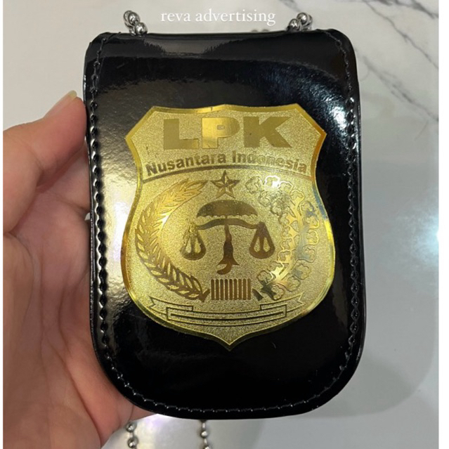 

kalung dompet kta LPK NUSANTARA INDONESIA glossy & doff