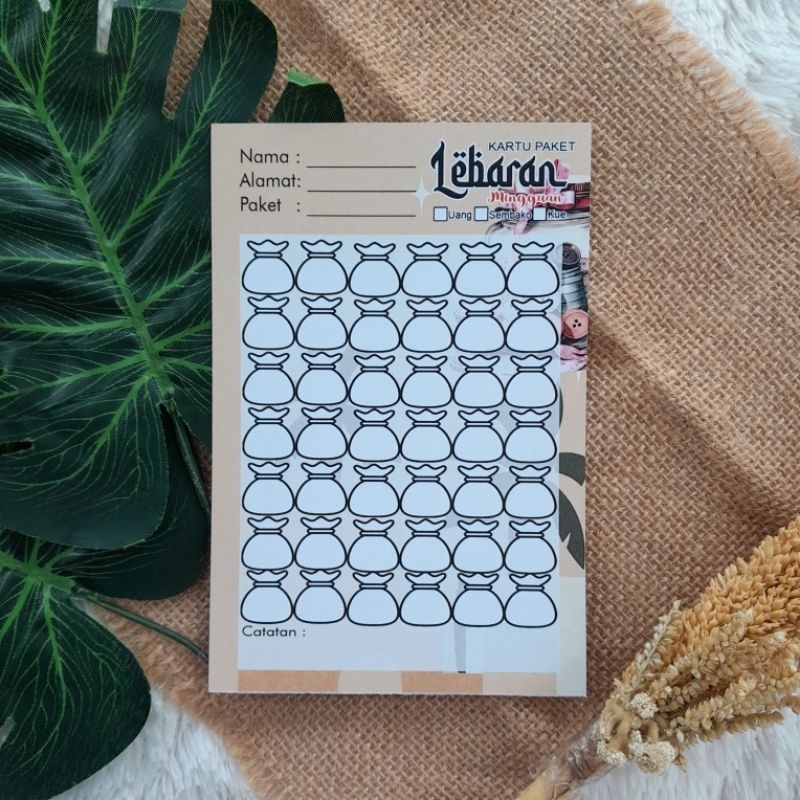

KARTU PAKET LEBARAN AC MINGGUAN UK 10X15CM NON-CUSTOM