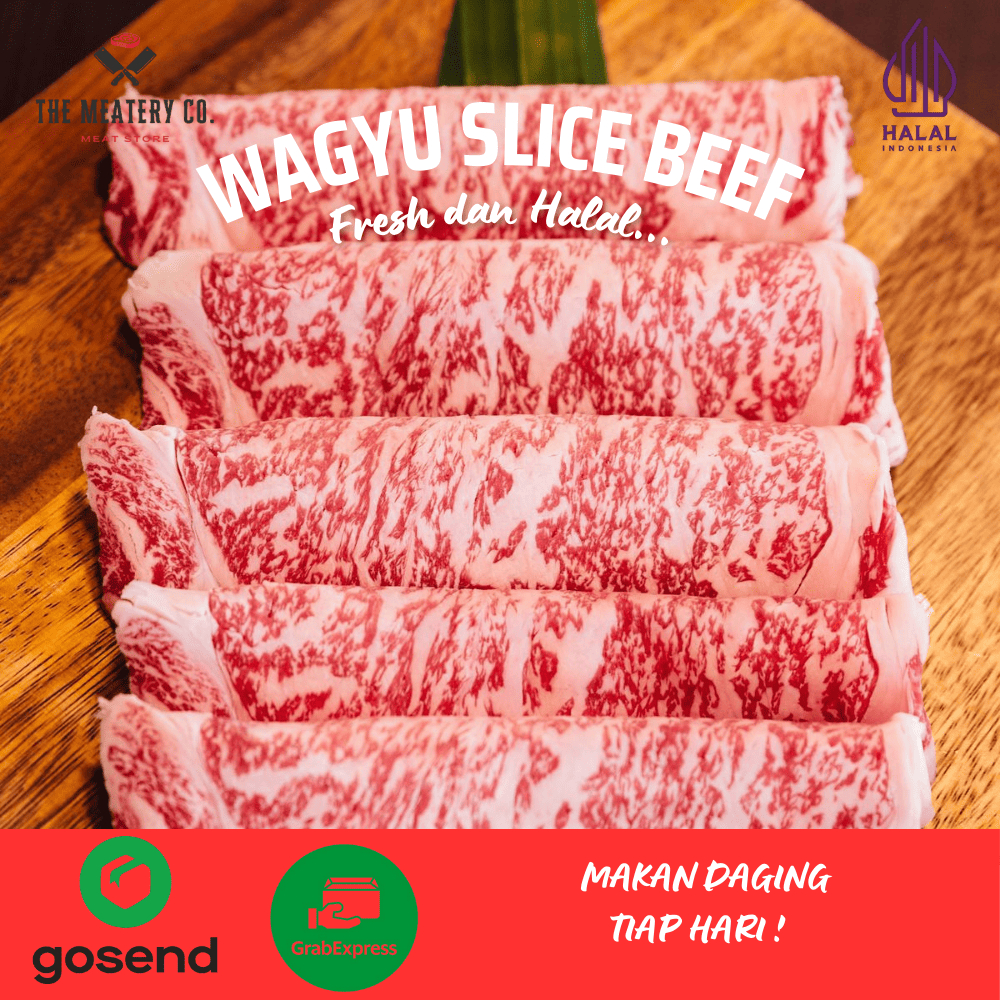 

Wagyu Slice Premium Meltique Cocok Untuk Shabu Shabu Sukiyaki 500gr