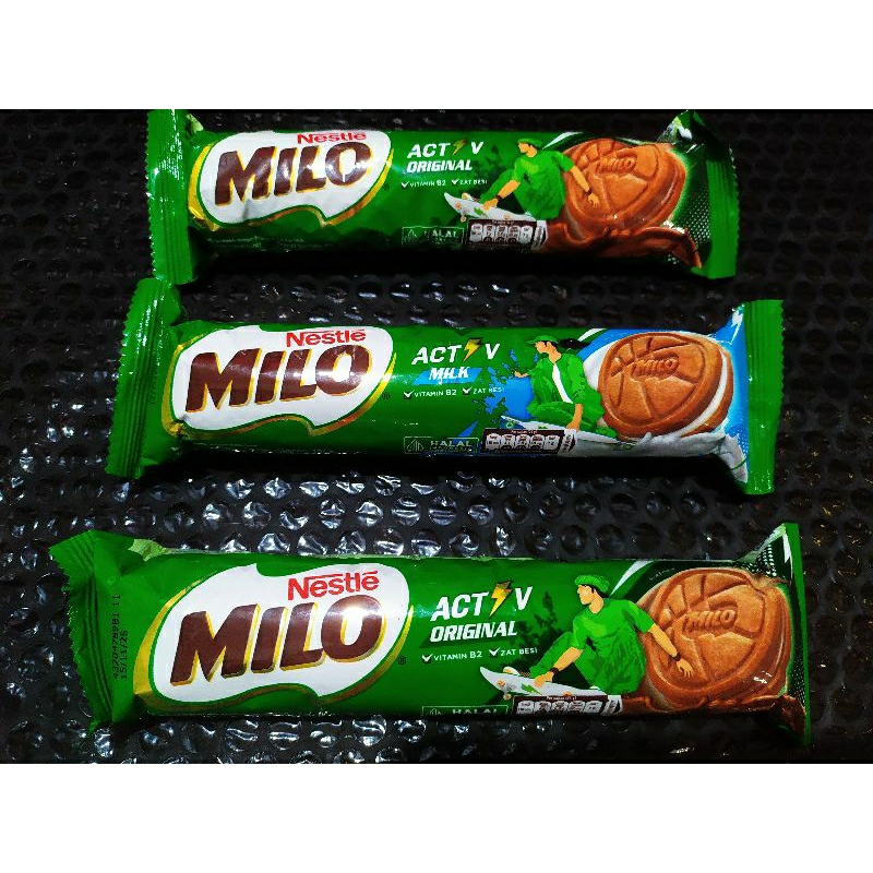 

Nestle Milo Biskuit Sandwich Rasa Original Dan Milk 104 gr