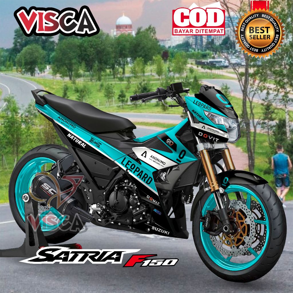 Decal Satria Fu 150 Fi Full Body Stiker Satria Fu Fi Full Body LEOPARD