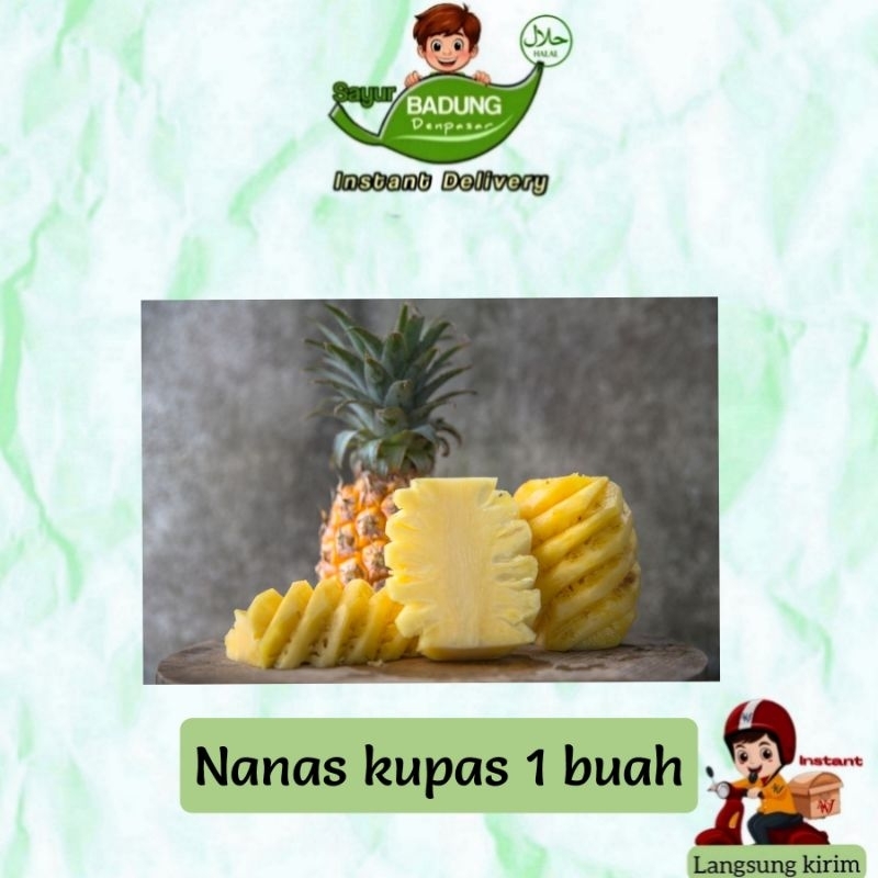 

Buah nanas kupas fresh 1 buah _ Denpasar