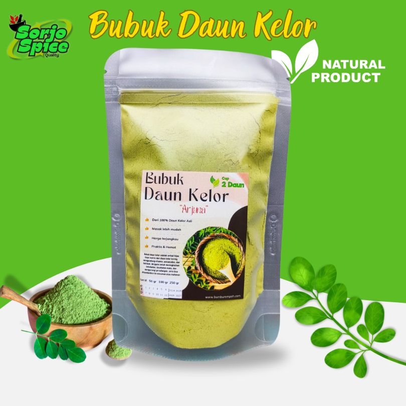 

Bubuk Kelor Murni - Bubuk Daun Kelor Kaya Akan Vitamin