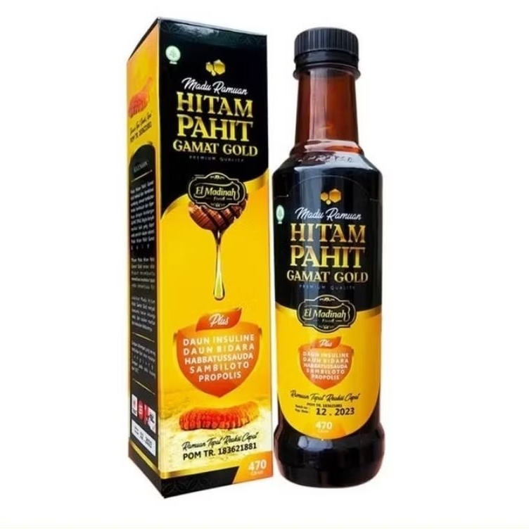 MADU HITAM PAHIT GAMAT GOLD