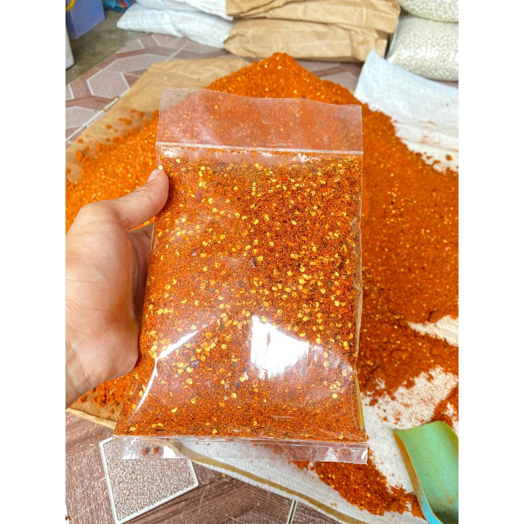 

CABE BUBUK KASAR SUPER PEDAS 1KG UNTUK KUAH SEBLAK DAN BASO ACI CABE BUBUK JELETOT EXTRA PEDAS