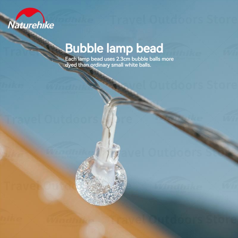 LAMPU HIAS DEKORASI TENDA 20M SOLAR LIGHTS LED NATUREHIKE CNH22DQ027