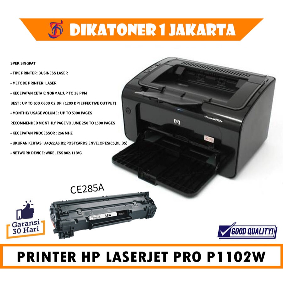 Printer hp laserjet 1102w Murah