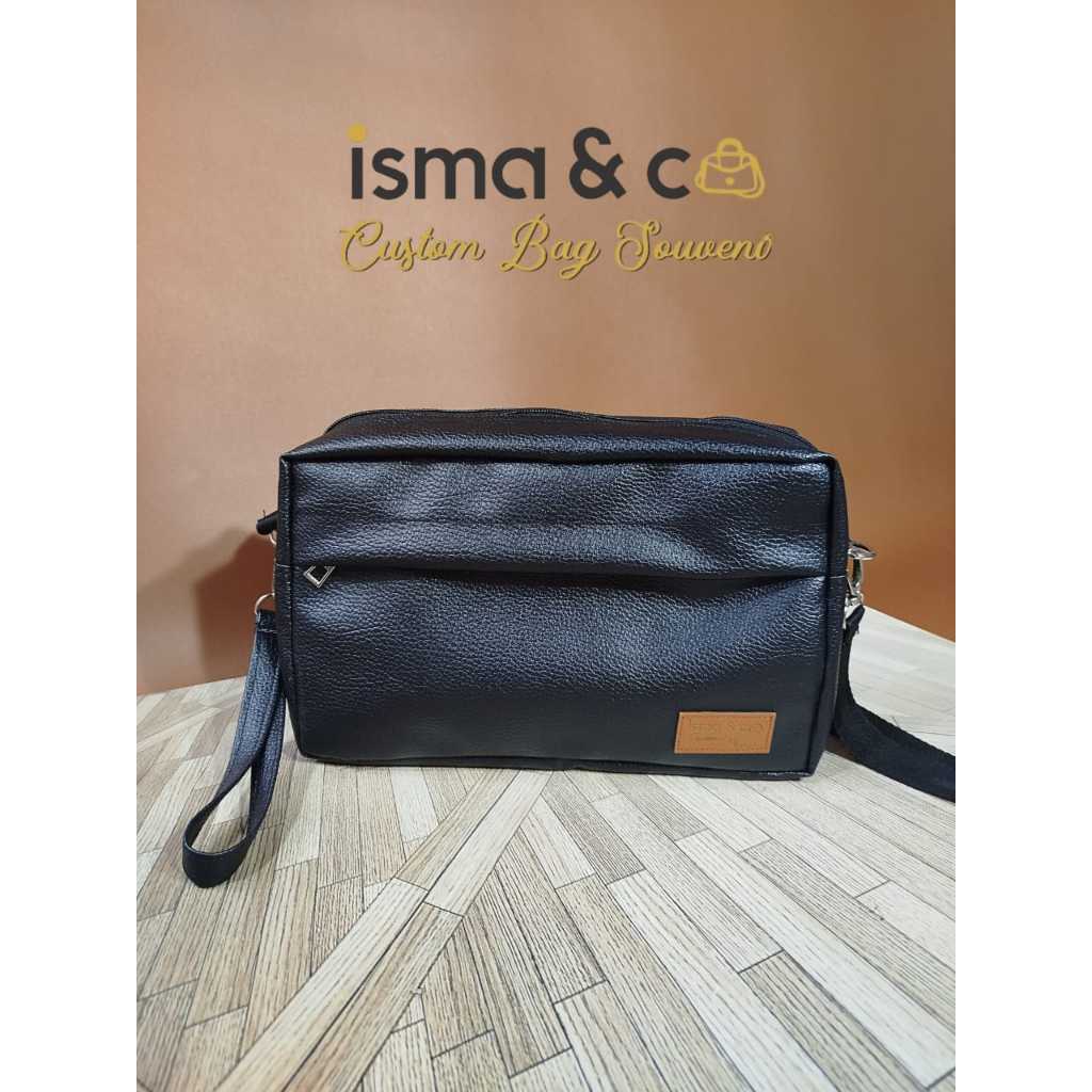 TAS SLEMPANG WANITA | TAS SELEMPANG PRIA | TAS SELEMPANG HITAM WANITA | TAS SELEMPANG HITAM PRIA