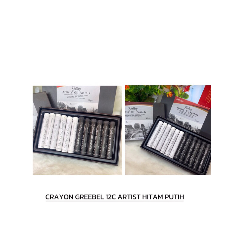 

CRAYON 12C HITAM PUTIH GREEBEL ARTIST