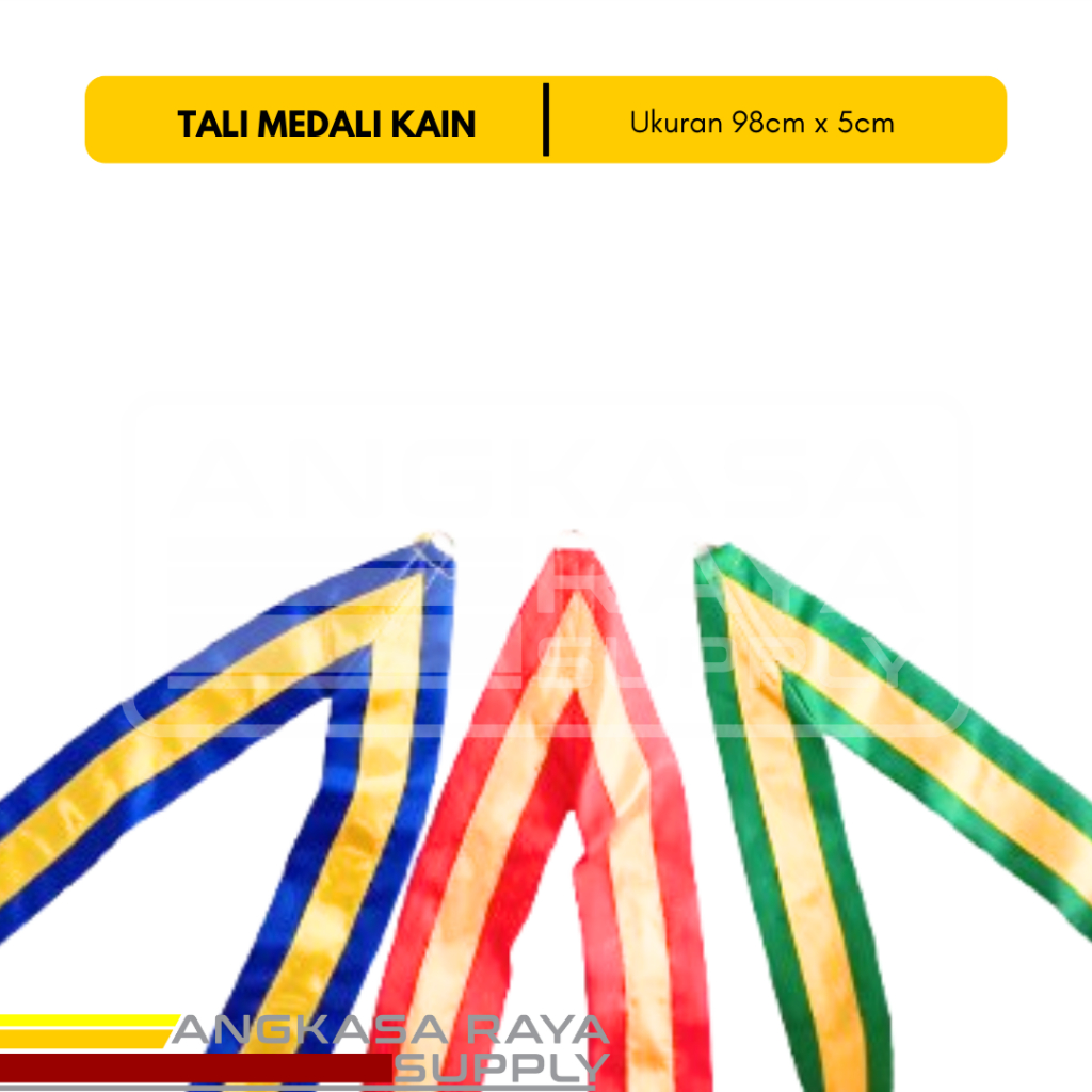 

kalung wisuda biru 98x5/kalung kain wisuda biru kuning