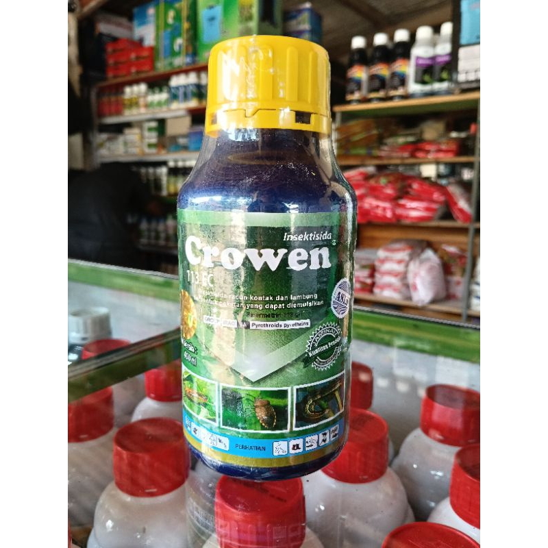 Insektisida Crowen 113EC 400 Ml Pembasmi Hama Wereng Ulat Kutu Semut Tanaman Hias Anggrek