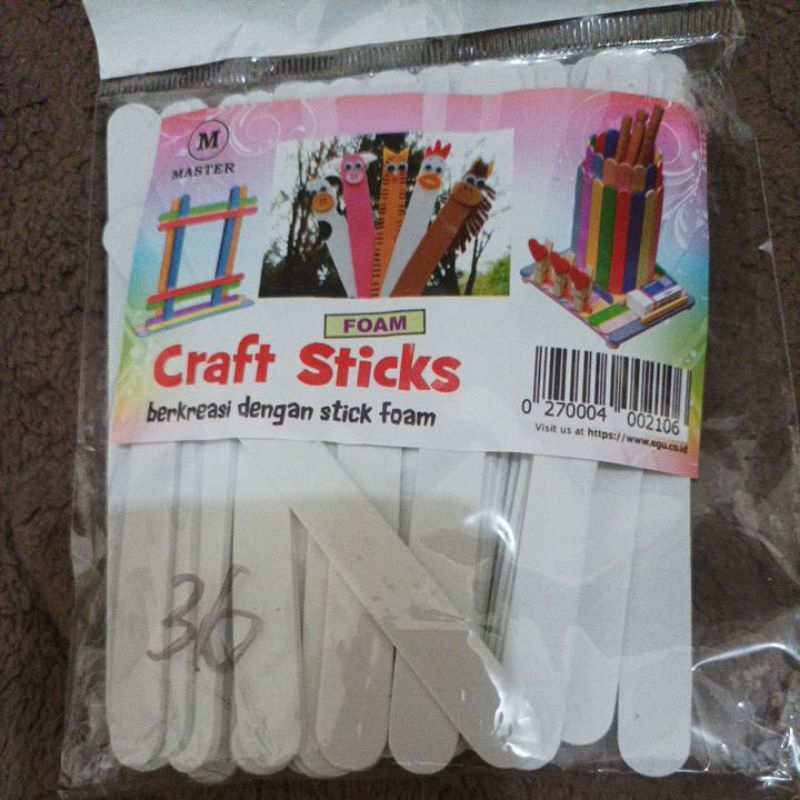 

Stik Foam untuk prakarya isi -/+50
