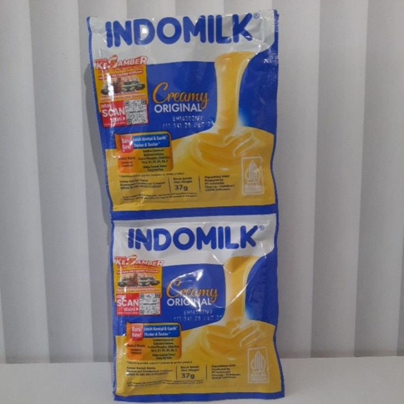 

Indomilk Sachet Renteng Kental Manis karton[37gr×6sachet]
