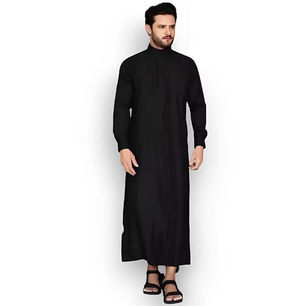 BAHAN PREMIUM / JUBAH MUSLIM PRIA MOTIF LIST - BAJU GAMIS PRIA DEWASA - KOKO PRIA DEWASA - BAJU