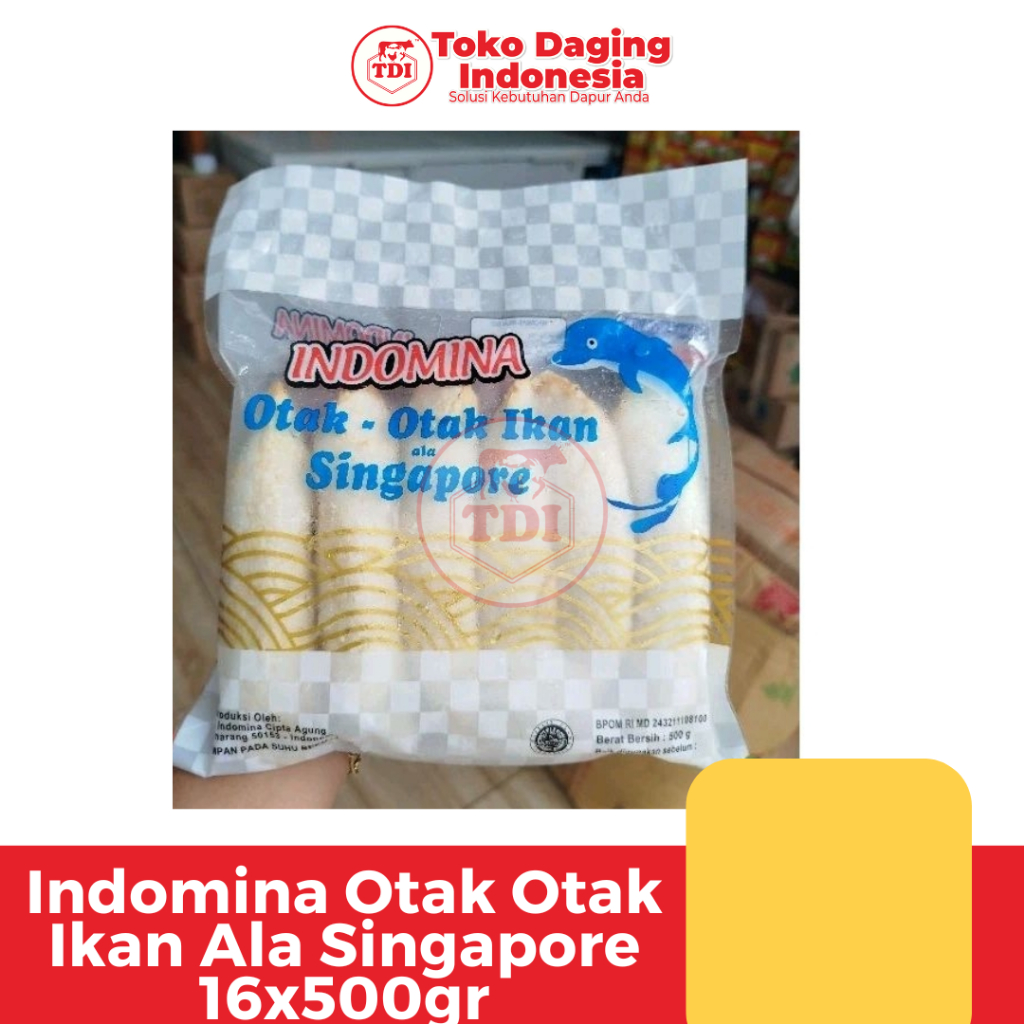 

Indomina Otak Otak Ikan Ala Singapore 16x500gr