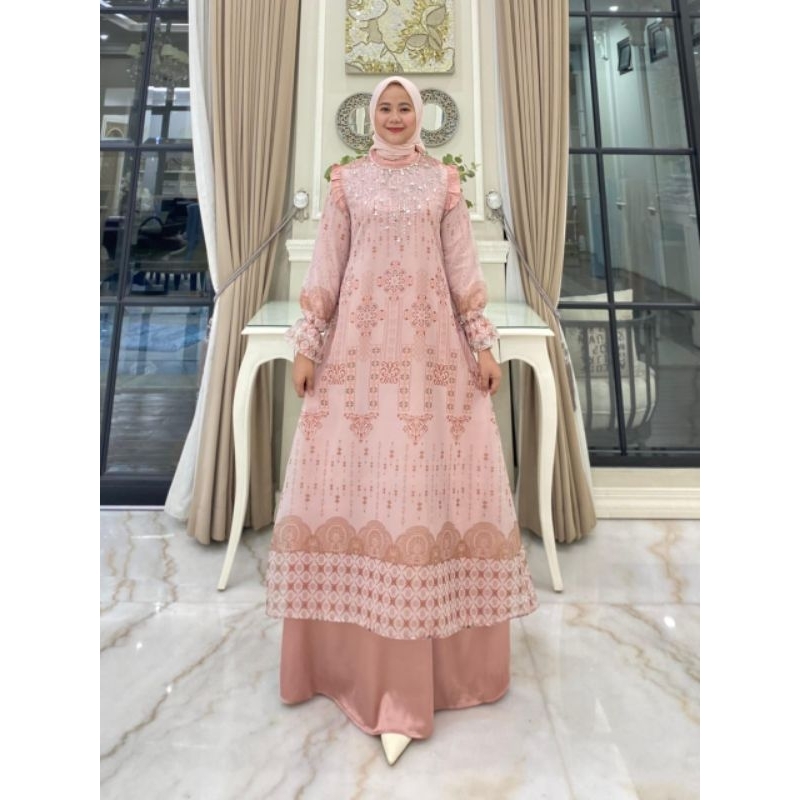 Gamis Ori Organza Premium