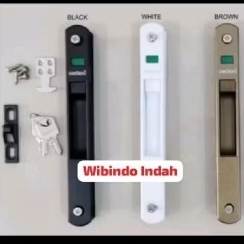 Kunci pintu sliding RA6/mikota/handel tanam pintu aluminium kaca Dekson