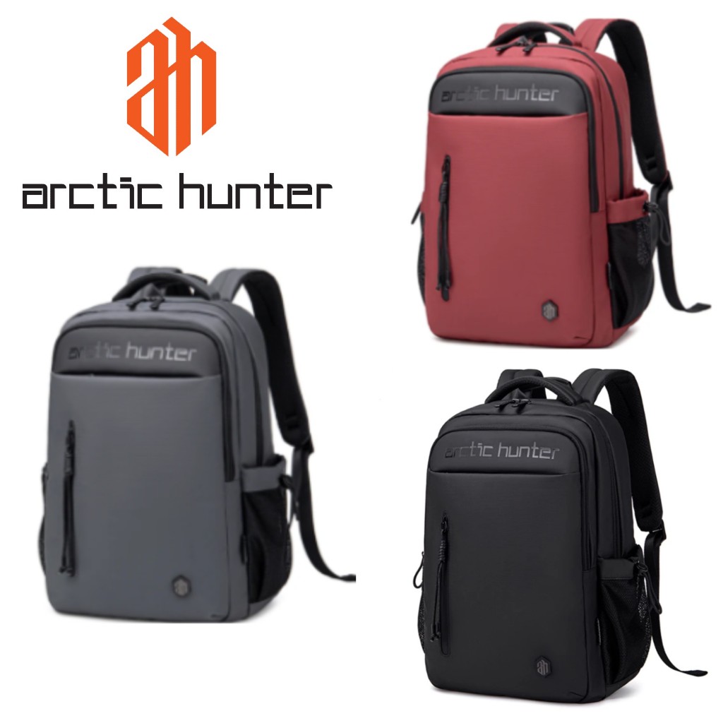 Arctic Hunter Business Travelling backpack tas ransel pria exclusive keren B 00534 eg az