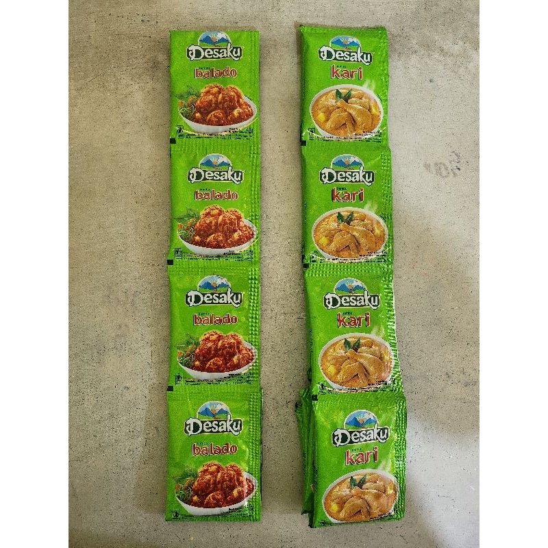 

Bumbu Bubuk Kari / Balado Desaku Kemasan Sachet