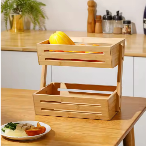 Rak Kayu Jati Serbaguna/Rak Buah Unik