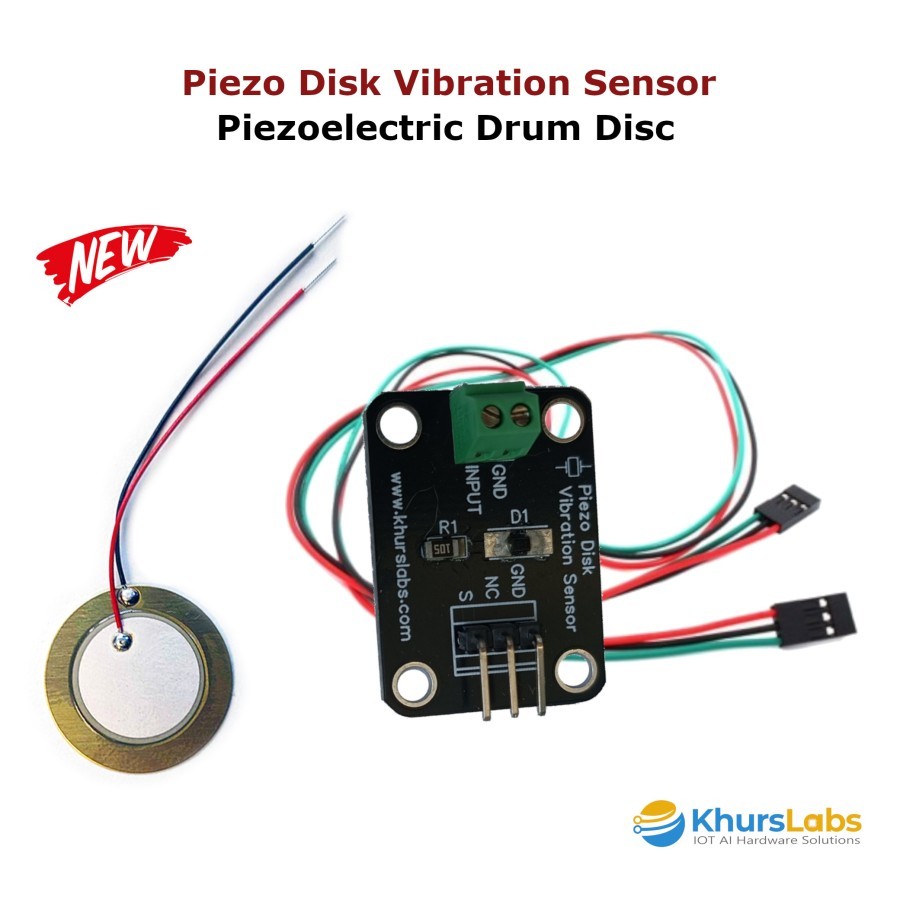Digital Piezo Disk Vibration Sensor Piezoelectric Drum Disk