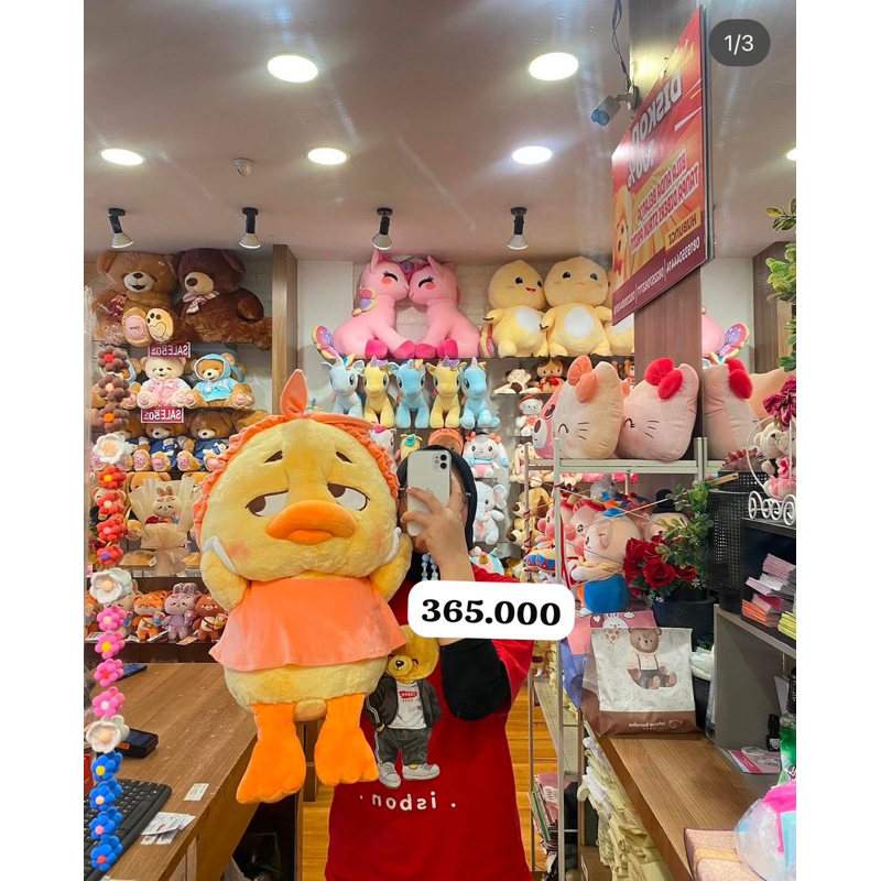 ORI ISTANA BONEKA ISBON BONEKA SAD DUCK / UGLY DUCK / BEBEK SEDIH / BEBEK MARAH NGAMBEK UPSAD DUCK