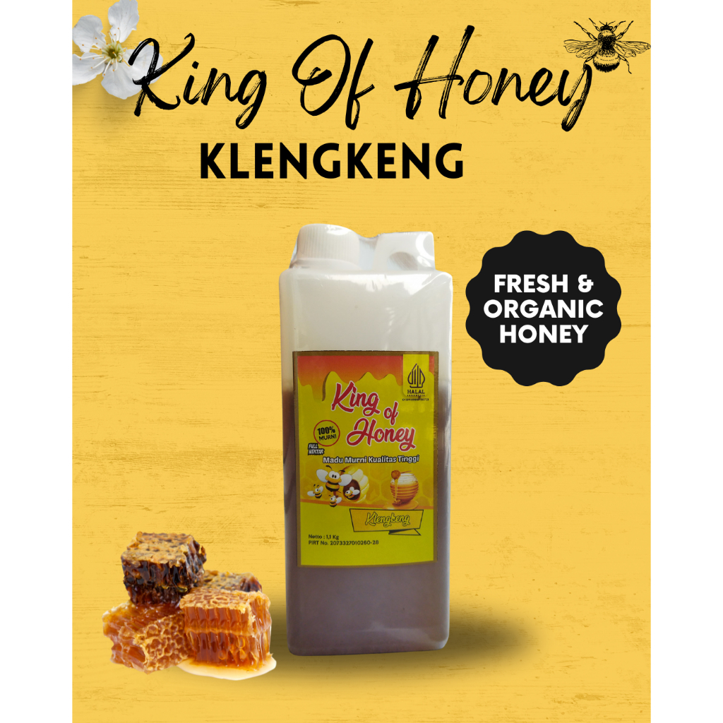 

ZAYEEDA King of Honey / 1,1kg / Madu Murni / Madu Klengkeng / 100% Tanpa Pemanis Buatan / Zayeeda