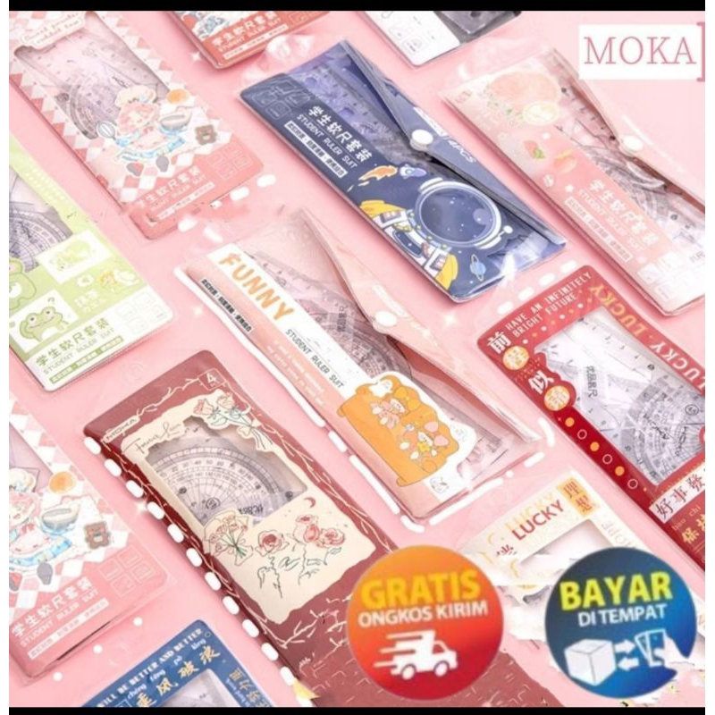 

PENGGARIS SEKOLAH PENGGARIS LUCU PENGGARIS SERBA GUNA PENGGARIS MATEMATIKA 1 SET 4 PCS