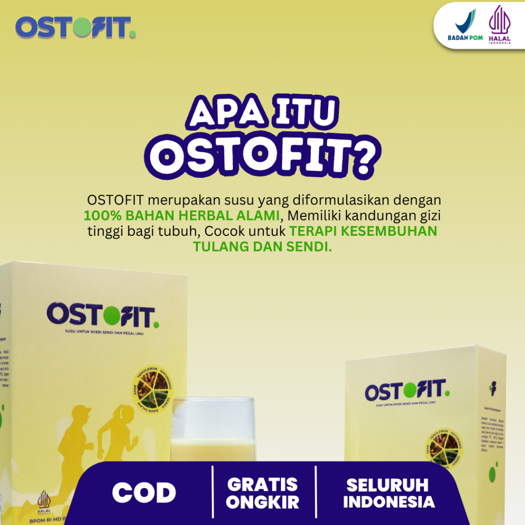 

GRA SUSU OSTOFIT ORINAL - Susu Herbal Serbuk Atasi Nyeri Sendi dan Tulang Dengan Bahan Alami