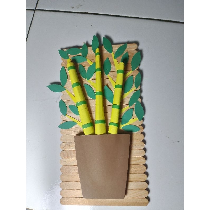 

ready cod hiasan stik es krim kertas origami kalimantan