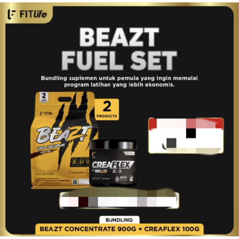 Fitlife beazt fuel set beazt 900 gr + creaflex 100 gr