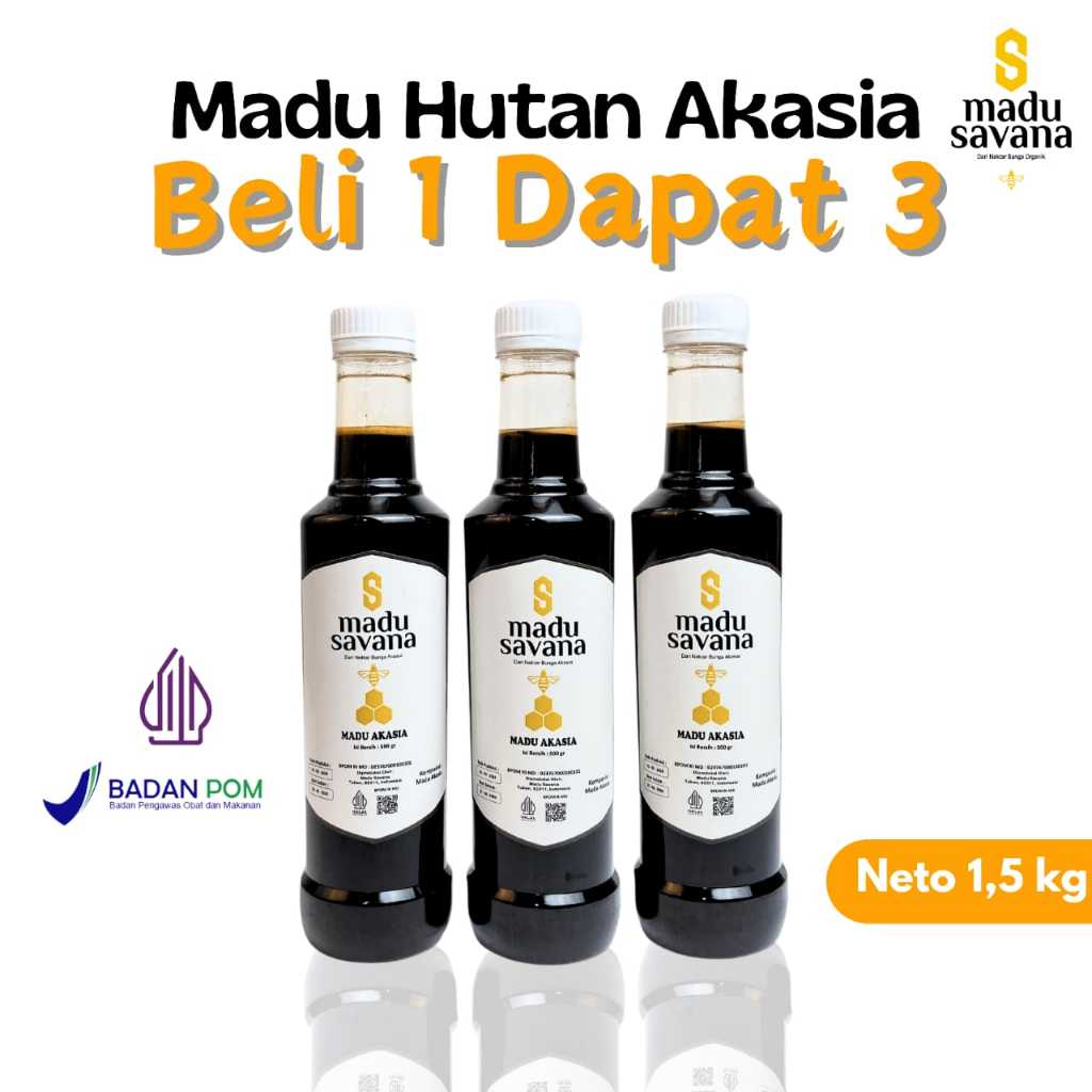 

Madu Promo Dapat 3 Madu Akasia Asli Madu Savana