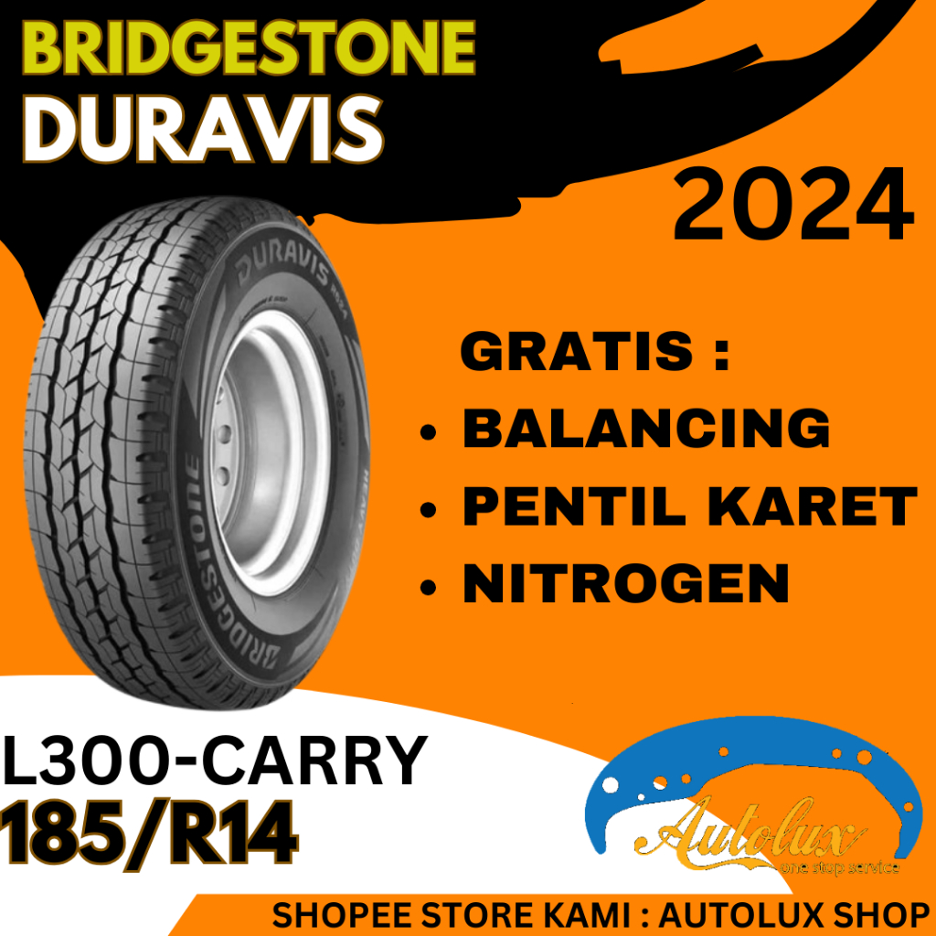 BAN MOBIL BRIDGESTONE DURAVIS 185 R14 2024