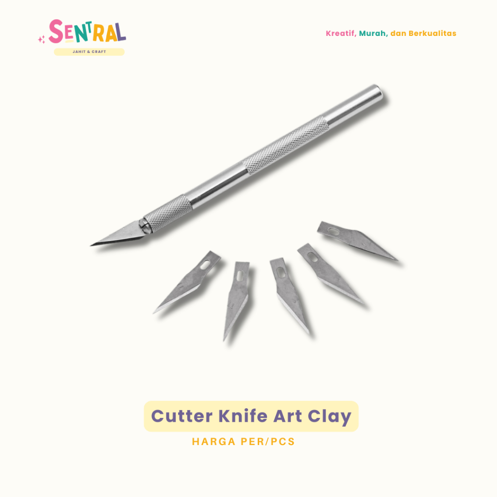 

[1 Pcs] Pen Cutter Art Knife ALUMINIUM carving pisau ukir hobby Paduan Pisau Seni Kerajinan