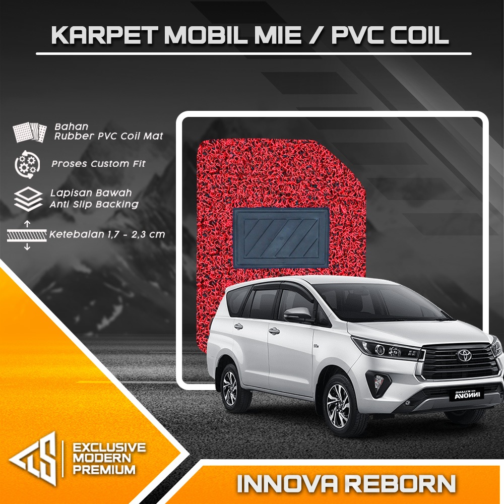 Karpet Mobil Mie Toyota Innova Reborn 2016 2017 2018 2019 2020 2021 2022 2023 2024