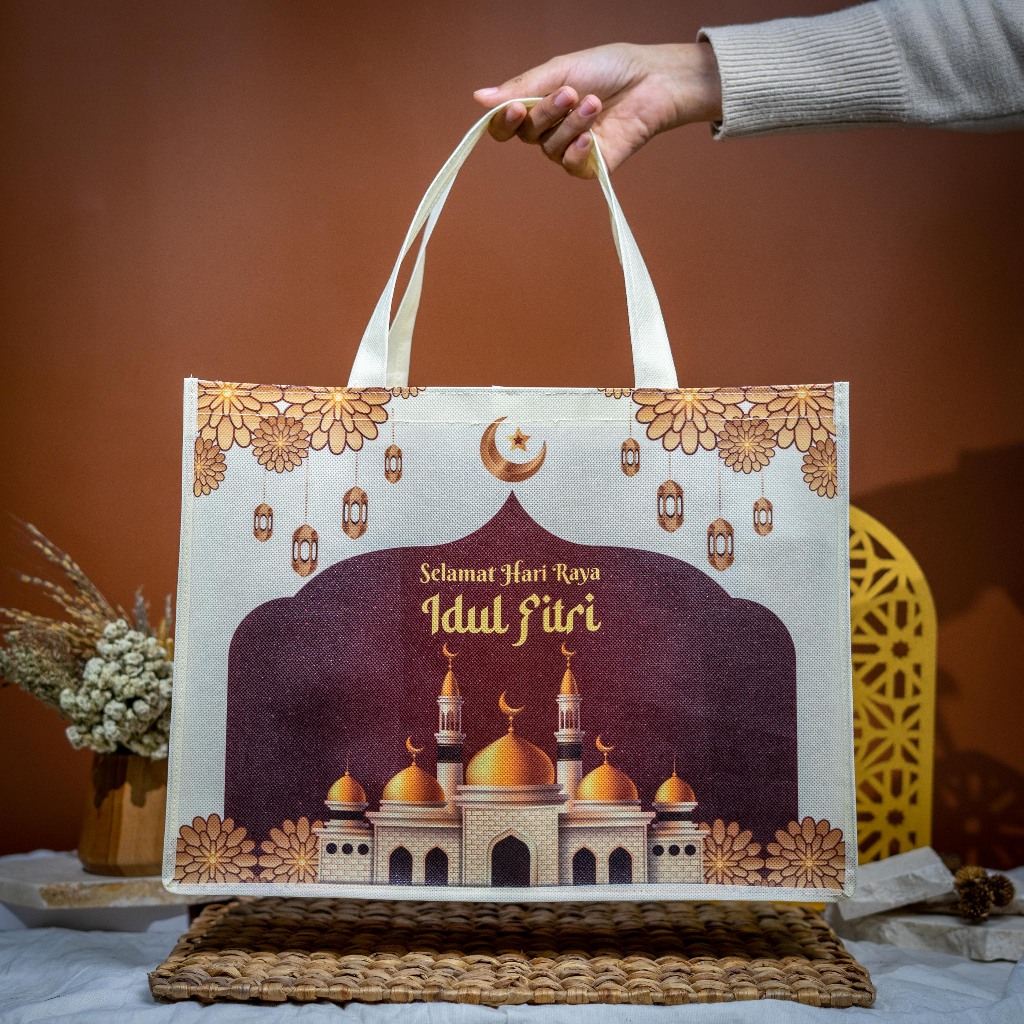 

Tas Parcel Lebaran Hari Raya Idul Fitri Ukuran Jumbo, Cocok Untuk Sembako Siap Kirim