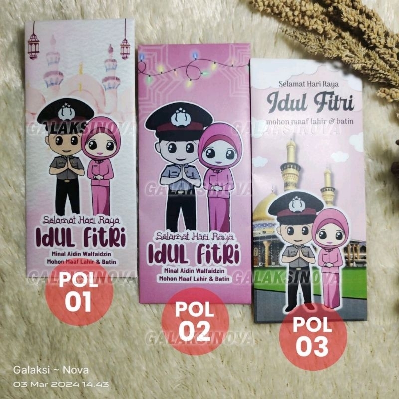 

Amplop Lebaran/Amplop Lebaran Polisi/Amplop Lebaran Bhayangkari