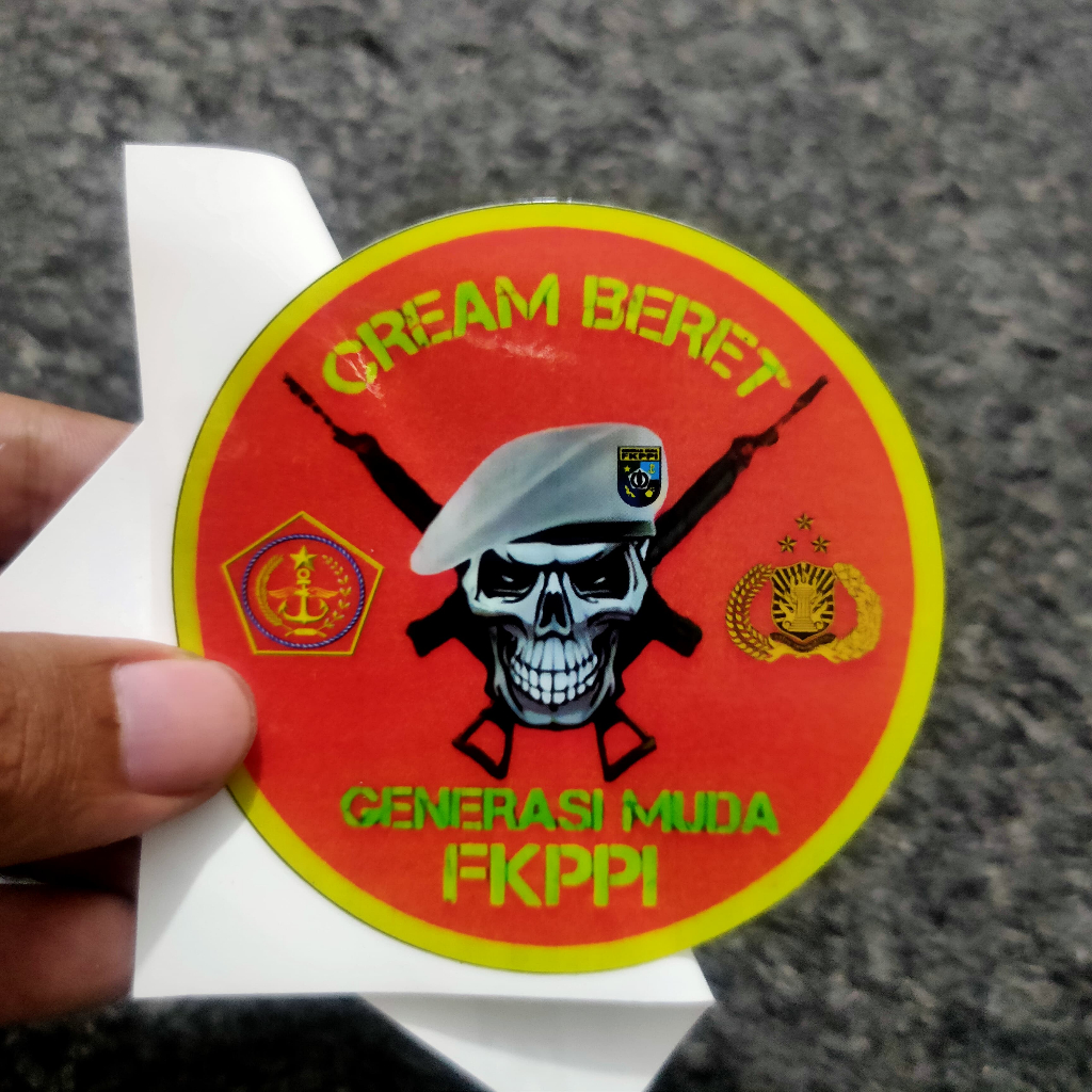 

STIKER FKPPI CREAM BARET
