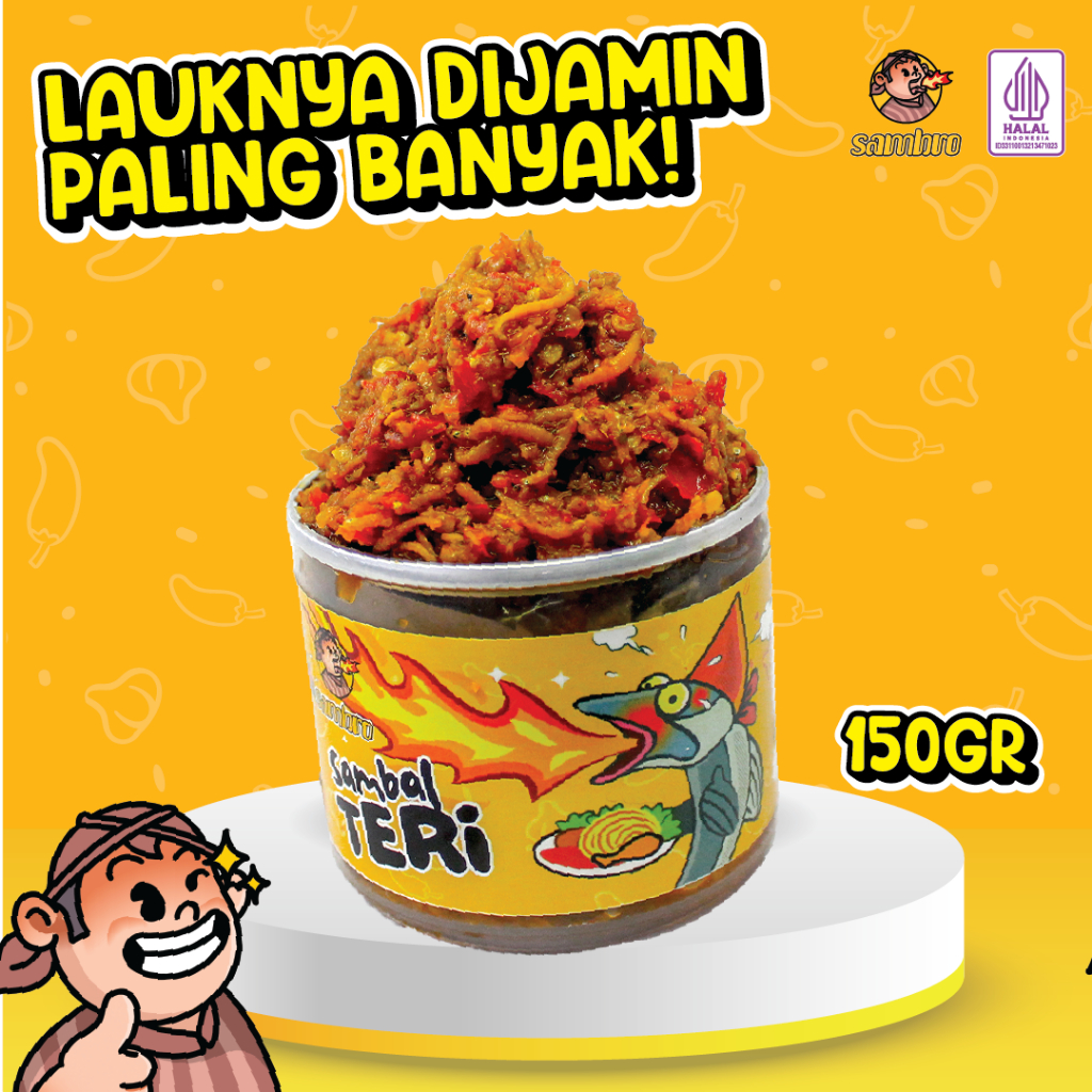 

Sambro - Sambal Teri 150g