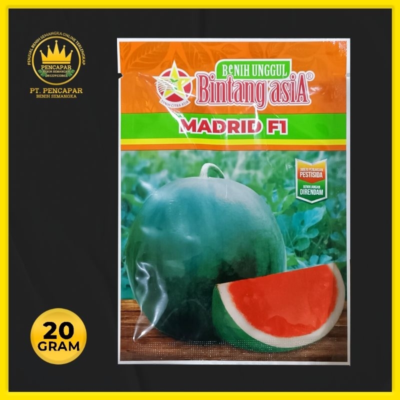BENIH SEMANGKA MADRID F1 - BINTANG ASIA - isi 20 gram