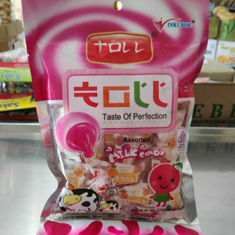 

Permen Susu / Milk Candy Toll Aneka Rasa 120gram