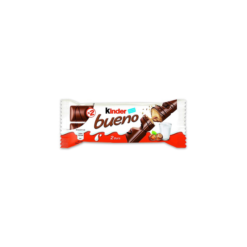 

Kinder Bueno Cokelat Susu Hazelnut 43 g