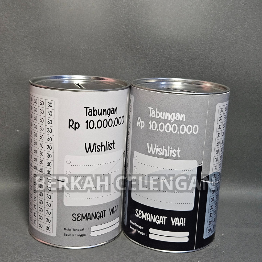 CELENGAN TARGET 30K TARGET 10 JUTA SMALL TABUNGAN TARGET CELENGAN TABUNGAN BUKA TUTUP PERMANENT