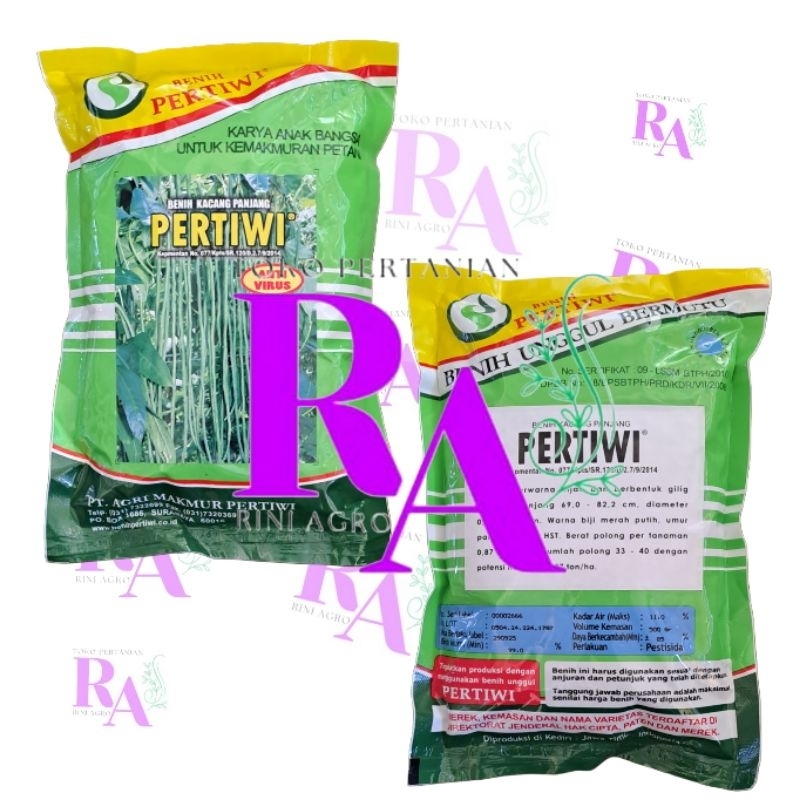 BENIH KACANG PANJANG PERTIWI BIBIT KACANG PANJANG PERTIWI KACANG PANJANG 500 G