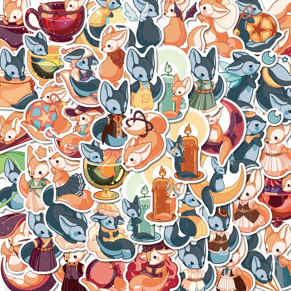 

Stiker Musang chubi Sticker WaterProof Isi 24 pcs