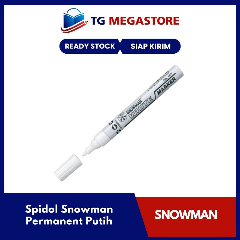 

SPIDOL SNOWMAN PERMANENT PUTIH