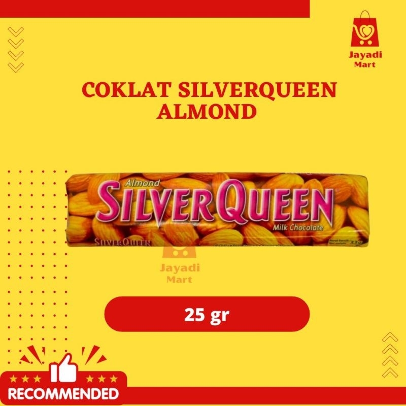 

SILVERQUEEN COKLAT ALMOND 25gr COKELAT VALENTINE