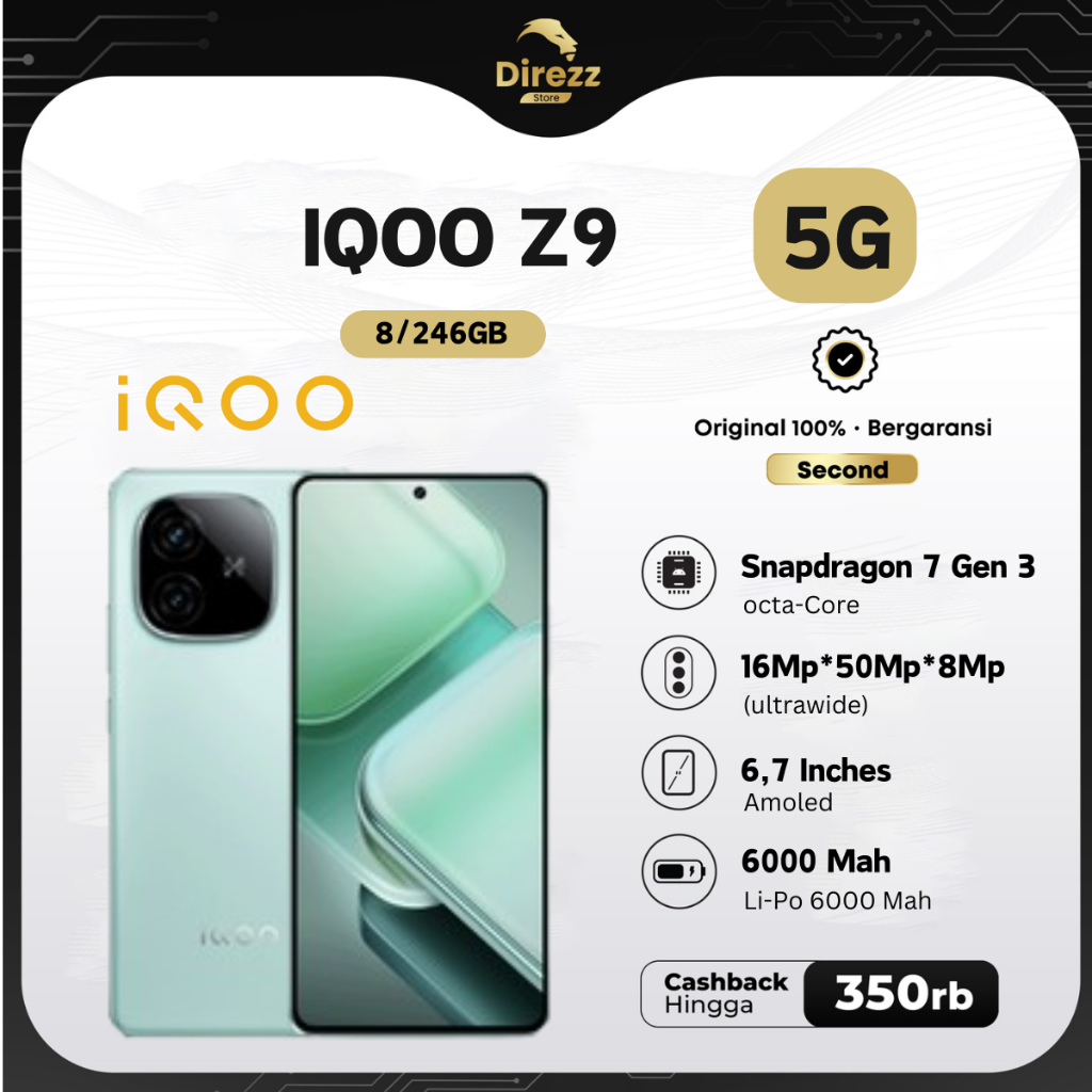 IQOO Z9 5G 12/256GB SECOND