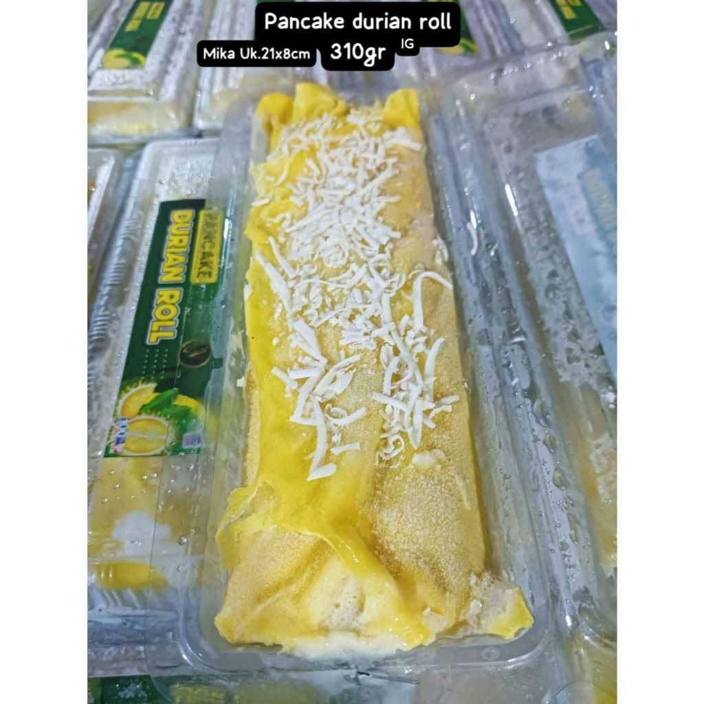 

Pancake Durian Roll 310gr uk.21.8cm, Ready Stock Delivery Jogja