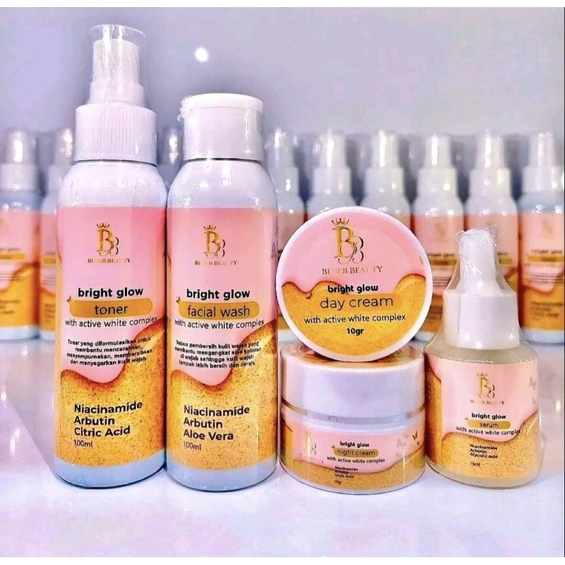 BEBEB BEAUTY BRIGHT GLOW SKINCARE ECER & PAKETAN